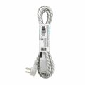 Prime Wire & Cable Prime Accent Extension Cord, 16 AWG Cable, 9 ft L, 13 A, 125 V, Cool Gray FC926609